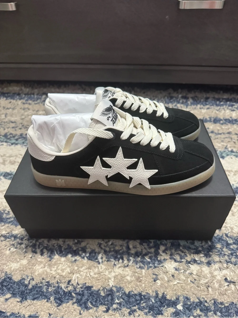AMIRI Suede Pacific Sneakers - Black